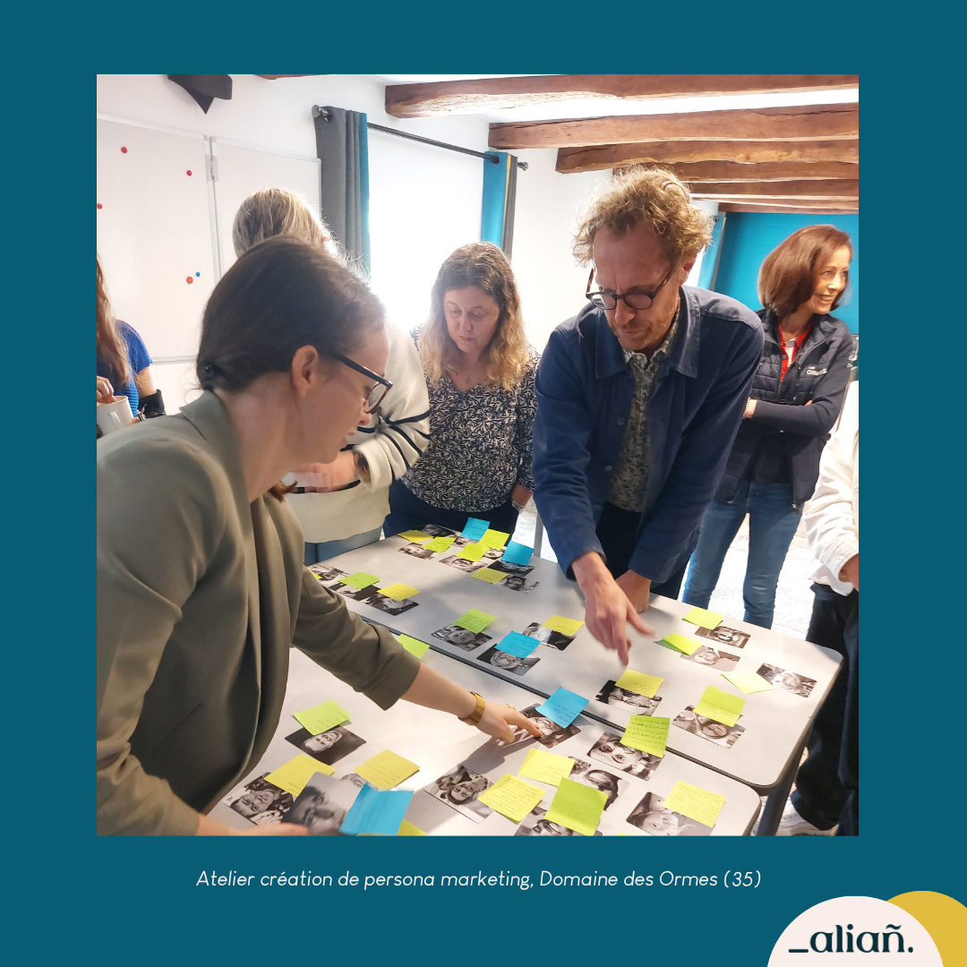 Atelier création de persona marketing, Domaine des Ormes (35)